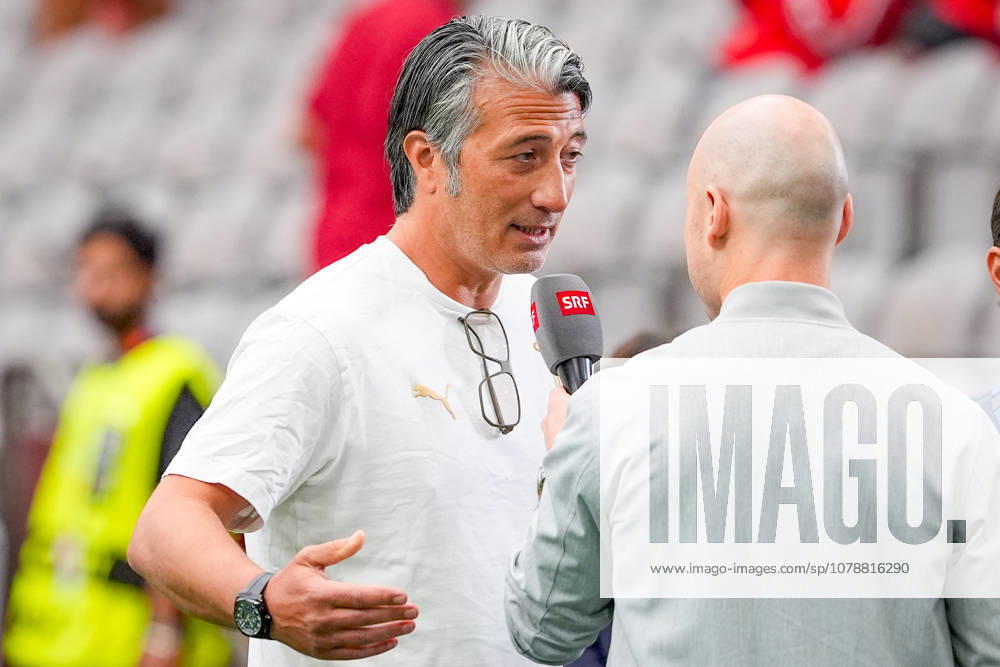Kanada: Fußball FIFA Weltmeisterschaft 2026 Gruppenphase Schweiz vs Kanada BC Place Stadium (Vancouver, British Columbia): Murat Yakin (Trainer, Schweiz) TV Interview SRF