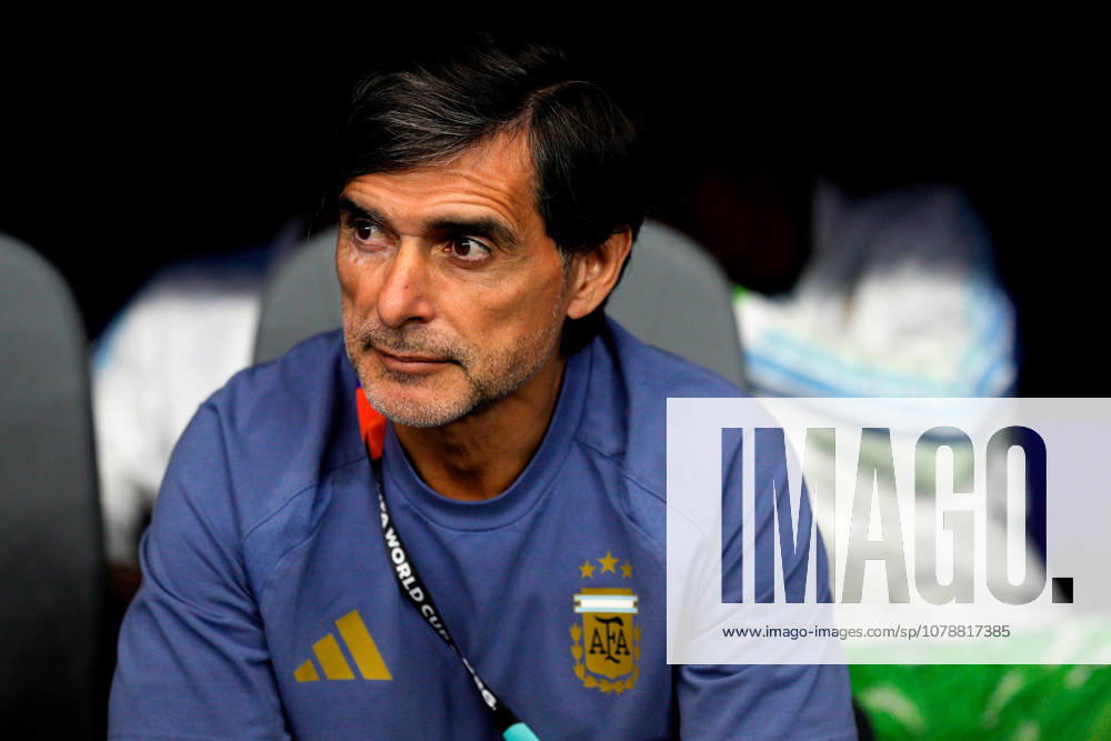 2026-06-22 Argentina v Austria - Group J: FIFA World Cup, WM, Weltmeisterschaft, Fussball 2026 ARLINGTON, UNITED STATES - JUNE 22: Assistant coach Roberto Ayala of Argentina during the Group J: FIFA World Cup 2026 match between Argentina and Austria at Dallas Stadium on June 22, 2026 in Arlington, Texas. (Photo by Pablo Morano BSR Agency) Arlington United States Content not available for redistribution in The Netherlands directly or indirectly through any third parties.