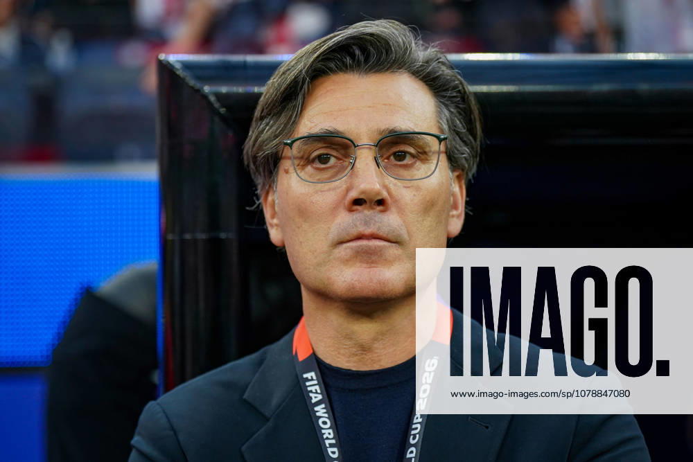 USA: Fußball FIFA World Cup, WM, Weltmeisterschaft, Fussball 2026 Gruppenphase Gruppe A Türkei vs USA SoFi Stadium (Inglewood, Los Angeles County, Kalifornien): Vincenzo MONTELLA (Turkey Trainer)