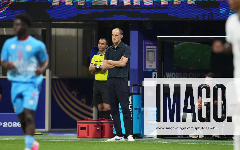 Thomas Tuchel (England) during England and DR Congo, Round of 32 FIFA World Cup, WM, Weltmeisterschaft, Fussball 2026, Atlanta Stadium, Atlanta, United States on July 1, 2026. Thor Wegner DeFodi Images. (Photo by DeFodi Images) -