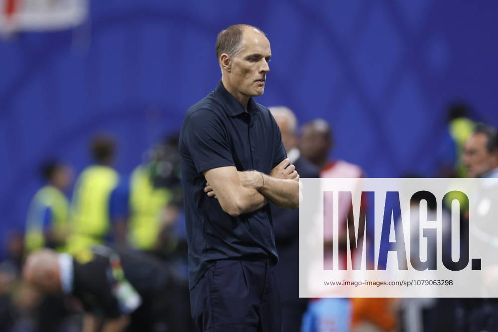 England v Congo DR: Round Of 32 - FIFA World Cup, WM, Weltmeisterschaft, Fussball 2026 Thomas Tuchel, Head coach of England looks dejected during the FIFA World Cup 2026 Round Of 32 match between England and Congo DR at Atlanta Stadium on July 1, 2026 in Atlanta, United States. Atlanta Atlanta Stadium GA United States