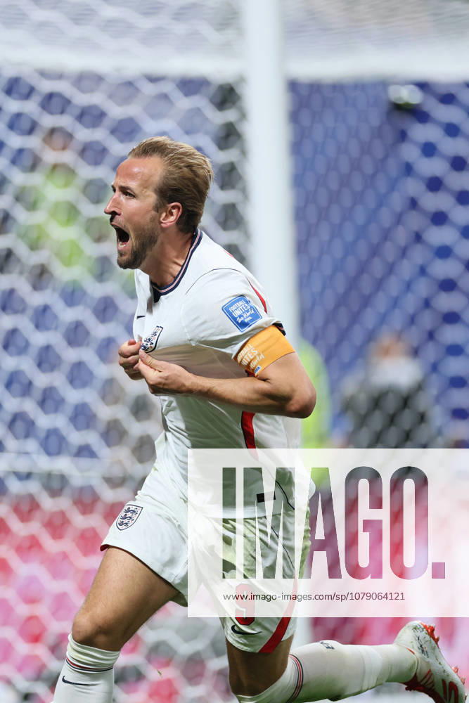 England v Congo DR: Round Of 32 - FIFA World Cup, WM, Weltmeisterschaft, Fussball 2026 Harry Kane of England celebrates equalizing goal during the FIFA World Cup 2026 Round Of 32 match between England and Congo DR at Atlanta Stadium on July 1, 2026 in Atlanta, United States. Atlanta Atlanta Stadium GA United States