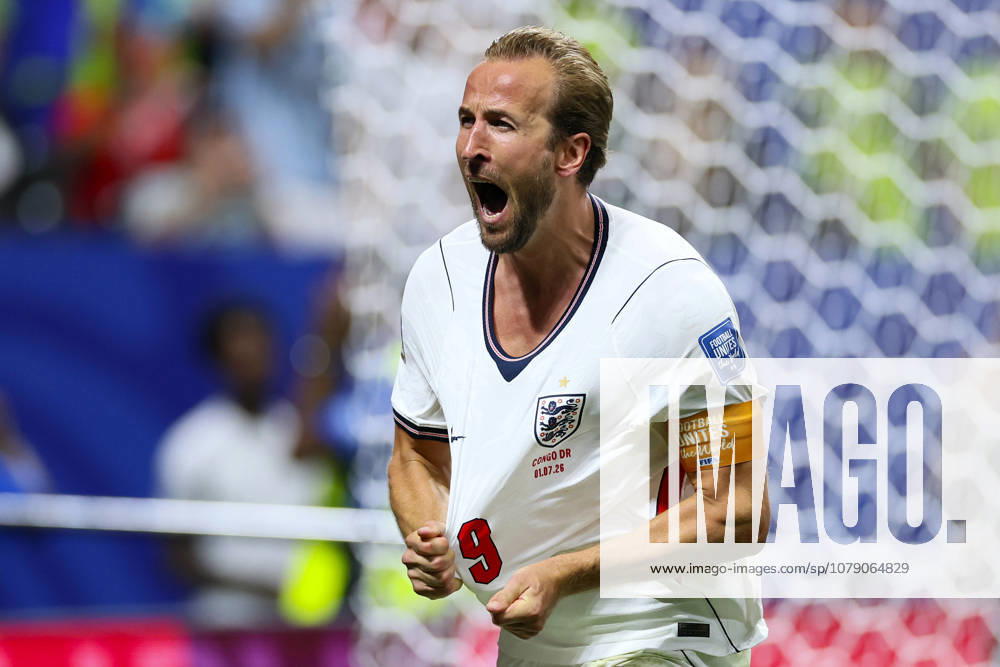 England v Congo DR: Round Of 32 - FIFA World Cup, WM, Weltmeisterschaft, Fussball 2026 Harry Kane of England celebrates equalizing goal during the FIFA World Cup 2026 Round Of 32 match between England and Congo DR at Atlanta Stadium on July 1, 2026 in Atlanta, United States. Atlanta Atlanta Stadium GA United States