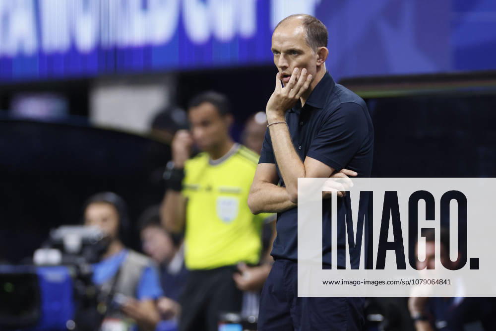 England v Congo DR: Round Of 32 - FIFA World Cup, WM, Weltmeisterschaft, Fussball 2026 Thomas Tuchel, Head coach of England on the side line during the FIFA World Cup 2026 Round Of 32 match between England and Congo DR at Atlanta Stadium on July 1, 2026 in Atlanta, United States. Atlanta Atlanta Stadium GA United States