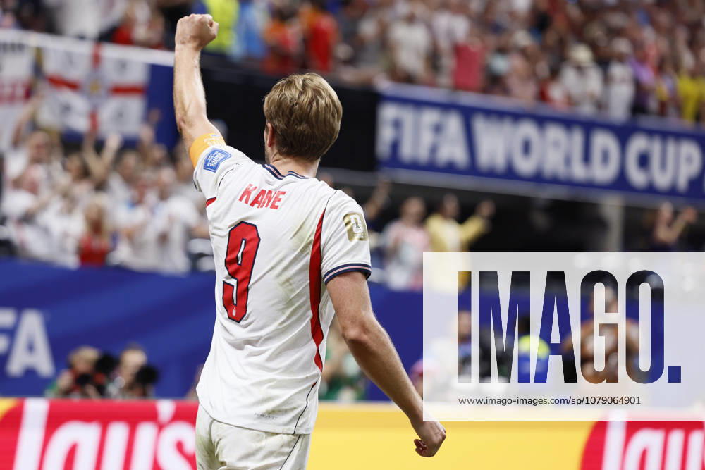 England v Congo DR: Round Of 32 - FIFA World Cup, WM, Weltmeisterschaft, Fussball 2026 Harry Kane of England celebrates during the FIFA World Cup 2026 Round Of 32 match between England and Congo DR at Atlanta Stadium on July 1, 2026 in Atlanta, United States. Atlanta Atlanta Stadium GA United States