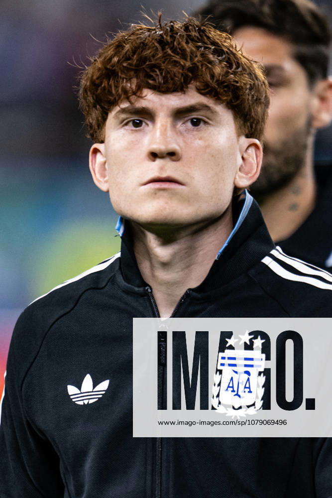 Valentin Barco of Argentina during the FIFA World Cup, WM, Weltmeisterschaft, Fussball 2026 Group J match between Argentina and Jordan at Dallas Stadium in Arlington, Texas, United States, on June 27th, 2026. (Photo by Riquelve Nata Sports Press Photo)