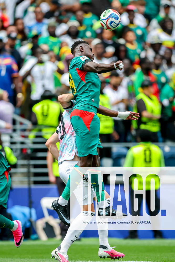 Senegal defender Moussa Niakhato (19) during the match between Belgium and Senegal in the World Cup 2026 at Seattle Stadium, Seattle, Washington Belgium And Senegal - ZUMAj111 20260701_zsp_j111_029
