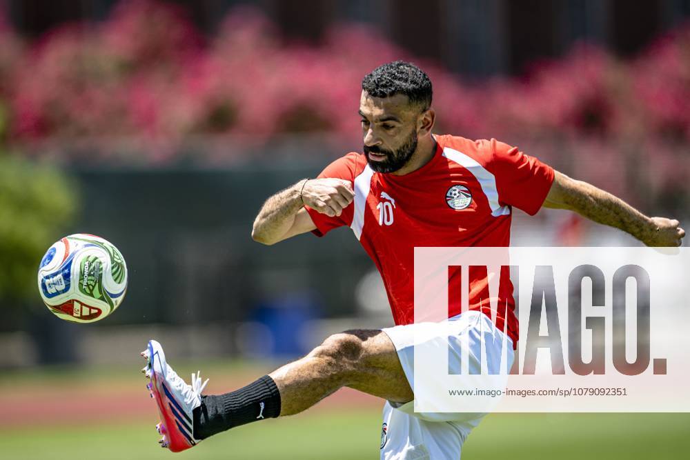 DALLAS - Mohamed Salah of Egypt during the 2026 World Cup, training with Egypt at Washburne Soccer and Track Stadium on July 2, 2026, in Dallas, United States. (Photo by Stefan Koops EYE4IMAGES DeFodi Images) -