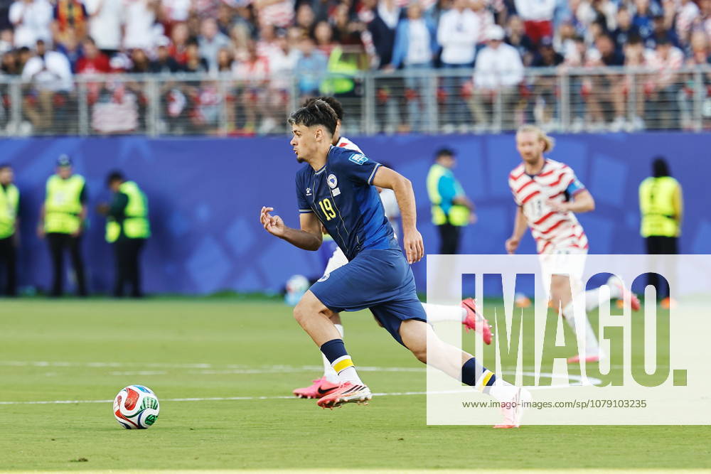 Kerim Alajbegovic (BIH), JULY 1, 2026 - Football Soccer : FIFA World Cup, WM, Weltmeisterschaft, Fussball 2026 R32 match between United States of America - Bosnia and Herzegovina at the San Francisco Bay Area Stadium in Santa Clara, United States. Noxthirdxpartyxsales aflo_336636793 MutsuxKawamorix