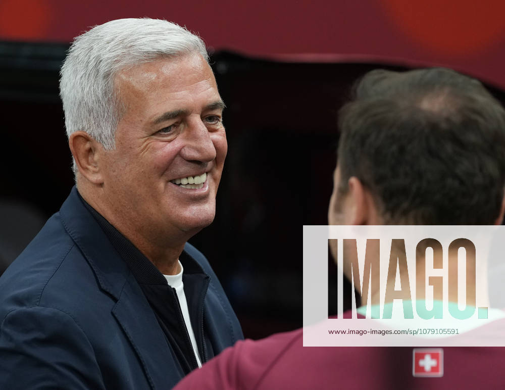 (260703) -- VANCOUVER, July 3, 2026 -- Algeria s head coach Vladimir Petkovic is seen before the round of 32 match between Switzerland and Algeria at the 2026 FIFA World Cup, WM, Weltmeisterschaft, Fussball at BC Place Vancouver in Vancouver, Canada, July 2, 2026. ) (SP)CANADA-VANCOUVER-FOOTBALL-FIFA WORLD CUP-ROUND OF 32-SUI VS ALG MengxYongmin