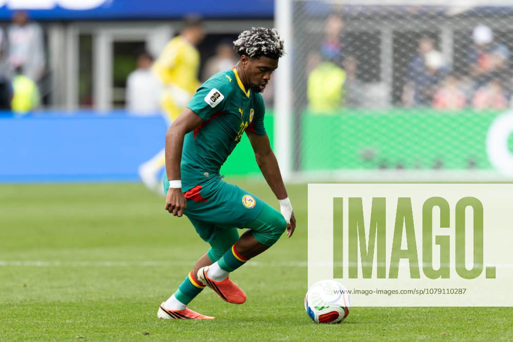 Senegal forward Ibrahim Mbaye (20) takes the ball in overtime of the game Belgium national team, Nationalteam vs Senegal National Team for the FIFA World Cup, WM, Weltmeisterschaft, Fussball match, at Seattle Stadium. Belgium National Team Vs Senegal National Team - ZUMAl181 20260701_zsp_l181_200