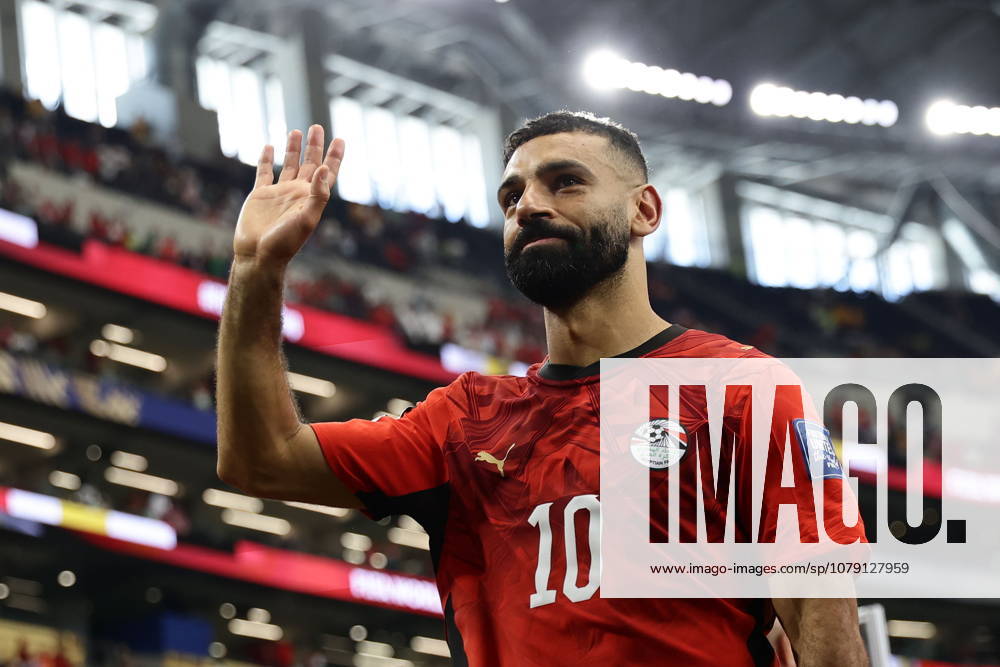 FIFA World Cup, WM, Weltmeisterschaft, Fussball 2026 - Round of 32 - Australia vs Egypt Mohamed Salah of Egypt celebrates after winning the FIFA World Cup 2026 Round of 32 match Australia against Egypt, in Dallas, USA, 03 July 2026. DALLAS United States