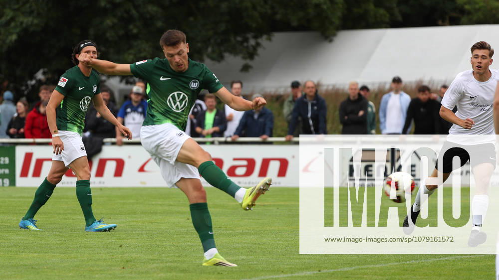 VfL vs. ABB Regionalauswahl, Testspiel Gifhorn, 04.07.2026, Fußball, Herren, Saison 2026 2027, Testspiel, VfL Wolfsburg vs. Anheuser-Busch-Bud-Regionalauswahl, Dzenan Pejcinovic (VfL Wolfsburg) Flutmulde Deutschland