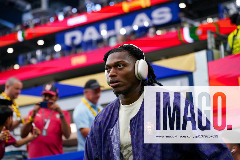 USA: Fussball FIFA World Cup, WM, Weltmeisterschaft, Fussball 2026, Achtelfinale - Spanien vs Portugal - AT&T Stadium (Dallas Stadium) in Arlington: Rafael Leao Rafael Leao (Portugal 17)