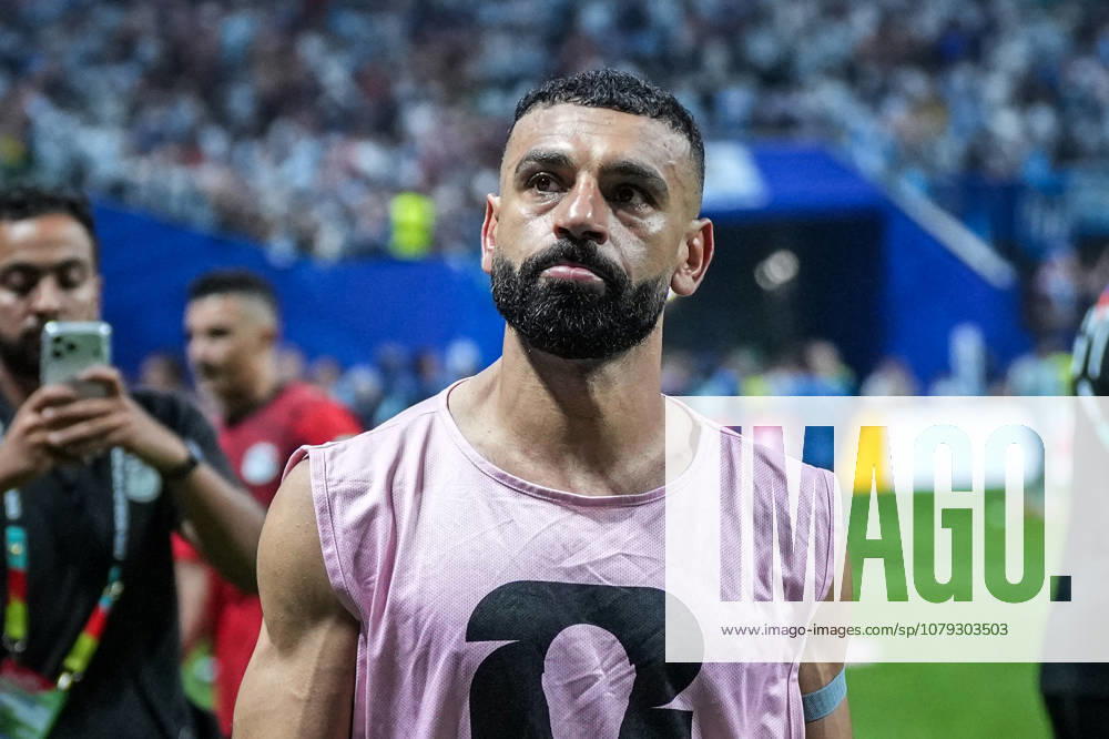 Argentina v Egypt: Round of 16 - FIFA World Cup, WM, Weltmeisterschaft, Fussball 2026 Mohamed Salah of Egypt after the FIFA World Cup USA 2026 Round of 16 match between Argentina and Egypt at Atlanta Stadium in Atlanta, United States, on July 7, 2026. Atlanta United States
