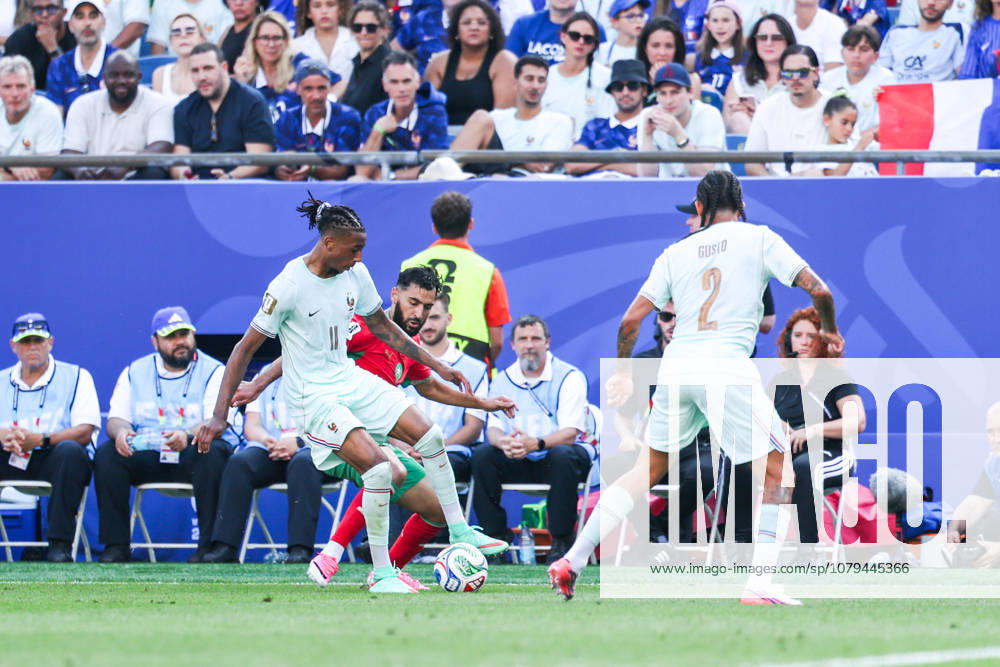 Michael Olise player of France during the FIFA World Cup, WM, Weltmeisterschaft, Fussball quarterfinal match between France and Morocco, at Boston Stadium, in Foxborough, United States, on Thursday, July 09, 2026. FIFA World Cup 2026 - Quarterfinals - France V Morocco - ZUMAc233 0861246794st