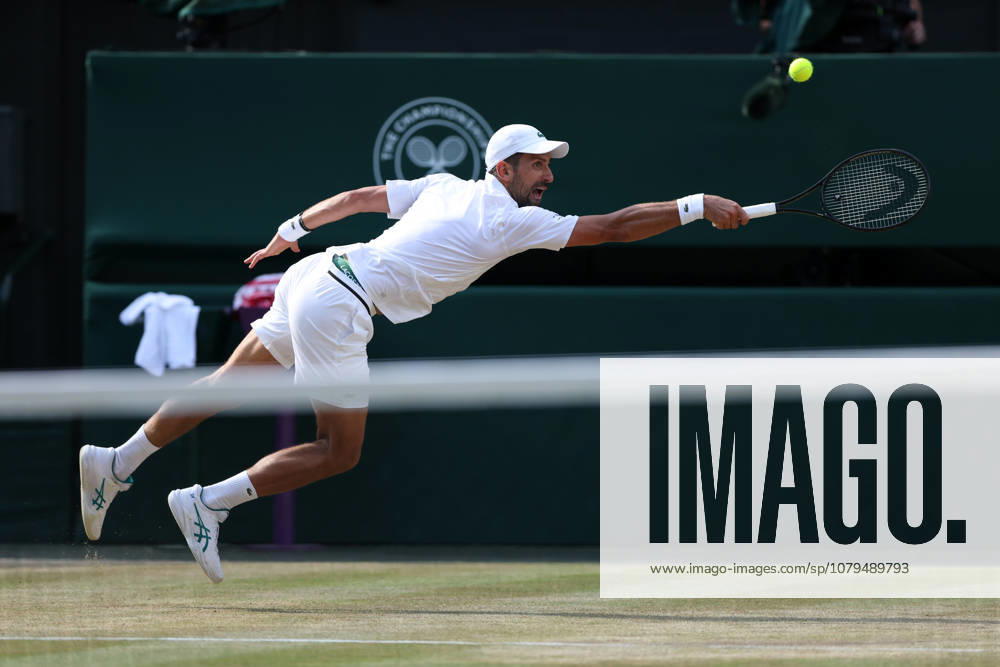 Novak Djokovic during his semi final match Wimbledon Tennis Championships, Day 12, The All England Lawn Tennis and Croquet Club, London, UK - 10 Jul 2026London The All England Lawn Tennis and United Kingdom