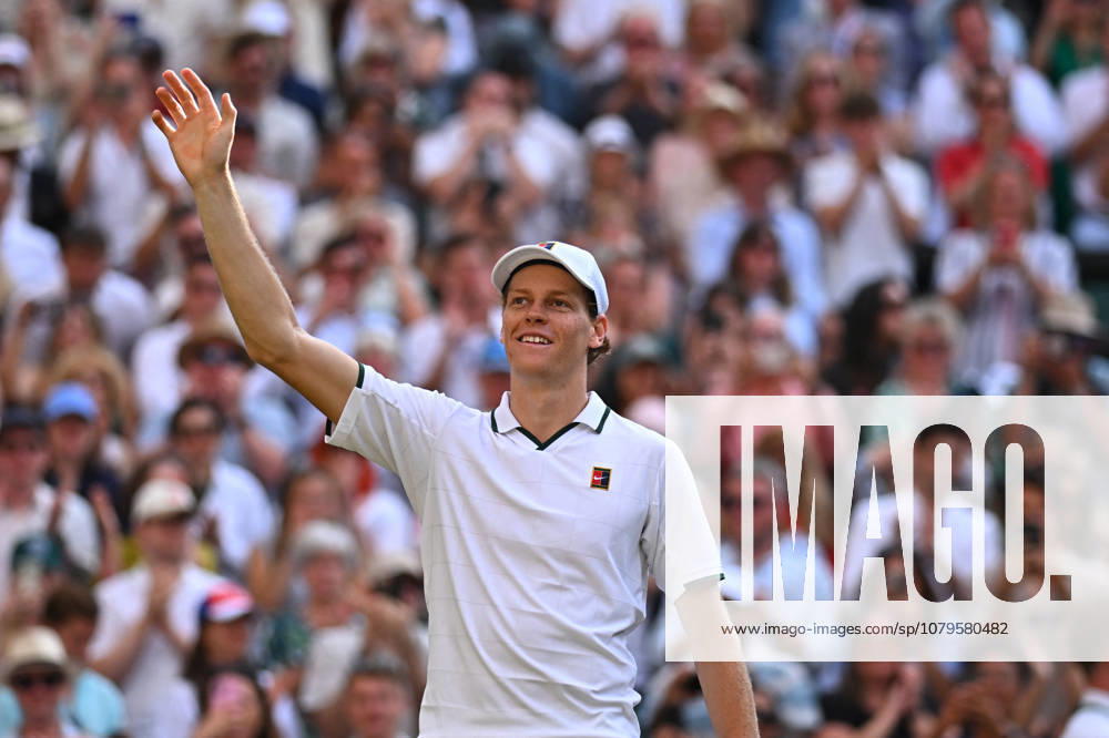 2026 Wimbledon - Semi-Final - Jannik Sinner Jannik Sinner (ITA) during his first rsemi final match at the 2026 Wimbledon Championships at the AELTC in London, Great Britain, on July 10, 2026. Photo by Corinne Dubreuil ABACAPRESS.COM LONDON United Kingdom