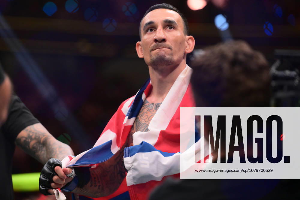 MAX HOLLOWAY defeated CONOR MCGREGOR by TKO (knee injury) at 1:09 of Round 1 during UFC 329 at the T-Mobile Arena in Las Vegas. UFC 329: Max Holloway Defeated Conor McGregor By TKO - ZUMAo117 20260711_zsp_o117_087