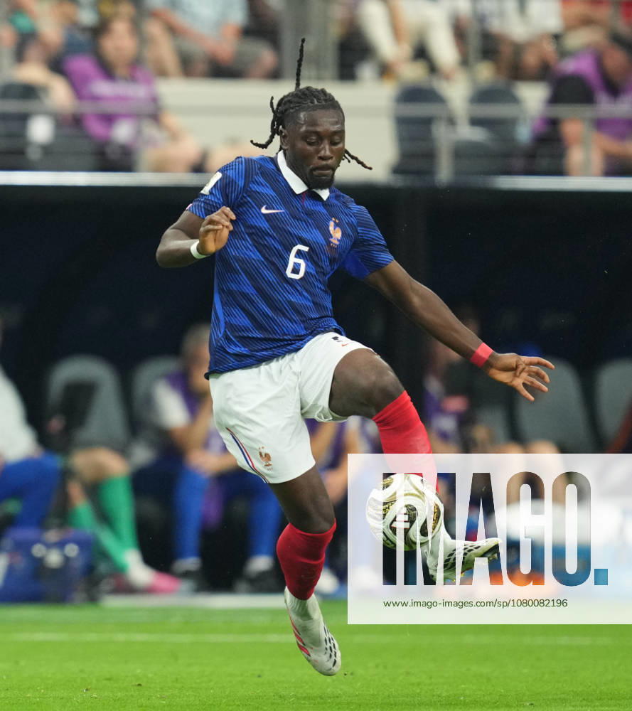 Manu Kone (France) during France and Spain, Semi final FIFA World Cup, WM, Weltmeisterschaft, Fussball 2026, Dallas Stadium, Dallas, USA on July 14, 2026. Thor Wegner DeFodi Images. (Photo by DeFodi Images) -
