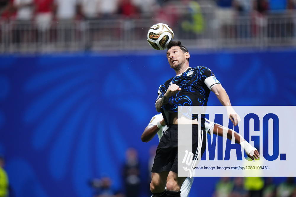 England v Argentina - FIFA World Cup, WM, Weltmeisterschaft, Fussball 2026 - Semi Finals ATLANTA, GEORGIA - JULY 15: Lionel Messi of Argentina in action during the 2026 FIFA World Cup semifinal match between England and Argentina at Atlanta Stadium in Atlanta, Georgia, United States, on July 15, 2026. Jose Hernandez Anadolu Georgia United States. Editorial use only. Please get in touch for any other usage.