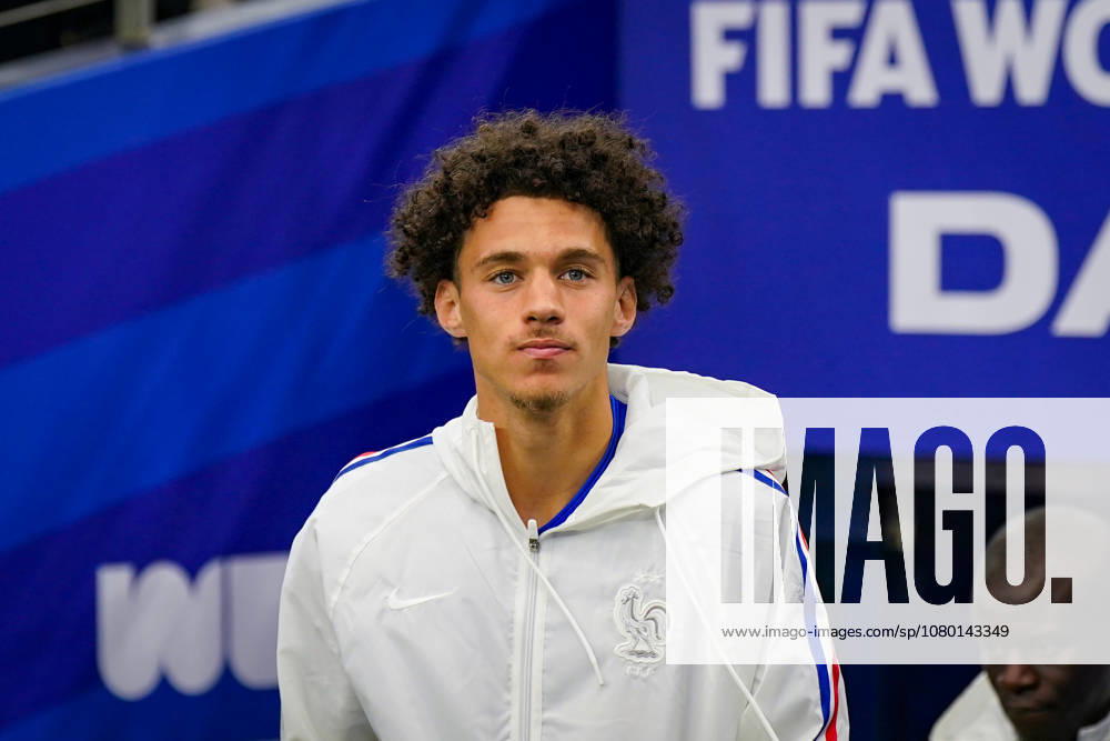 USA: Fussball FIFA World Cup, WM, Weltmeisterschaft, Fussball 2026, Halbfinale - Frankreich vs Spanien - Dallas Stadium in Arlington, Texas: Maghnes Akliouche (Frankreich) 25