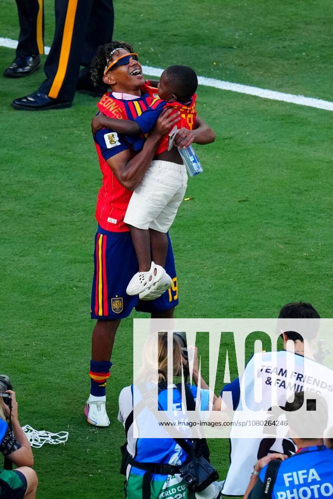 Keyne, the three-year-old brother of Lamine Yamal of Spain Spain v Argentina, 2026 FIFA World Cup, WM, Weltmeisterschaft, Fussball Final, Football, New York New Jersey Stadium, East Rutherford, New Jersey, USA - 19 Jul 2026East Rutherford New York New Jersey Stadium New Jersey (NJ) United States of America