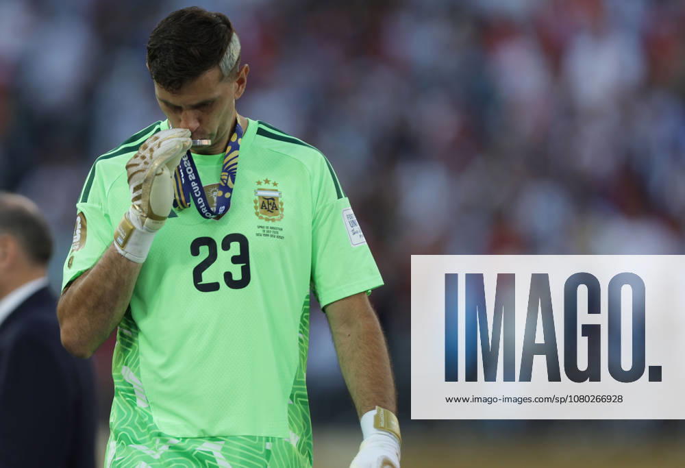 Argentina vs Espana DIBU MARTINEZ SI Foto: FOTOBAIRES Final. Copa Mundial de Futbol 2026