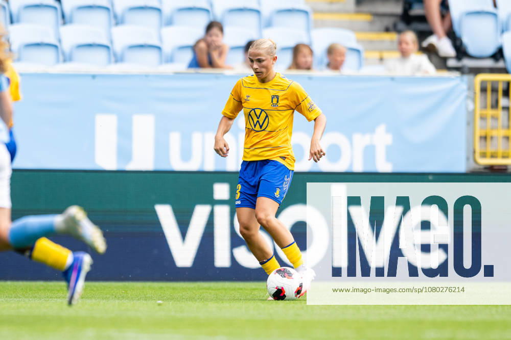Malmoe FF Women v Broendby IF Women, pre-season test match, Malmoe, Sweden Malmoe, Sweden. 18th, July 2026. Lilli Halttunen of Broendby IF seen during a pre-season test match between Malmoe FF and Broendby IF at Eleda Stadion in Malmoe. Sweden, Malmö, Eleda Stadion