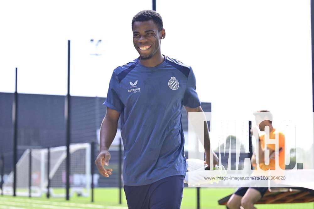 Club Brugge training camp - media activities 24 07 2026 RENNES, FRANCE - July 24 : Onyedika Nwadike Raphael midfielder of Club Brugge pictured during a training session on July 24, 2026 in Rennes, France, 24 07 2026 Rennes France