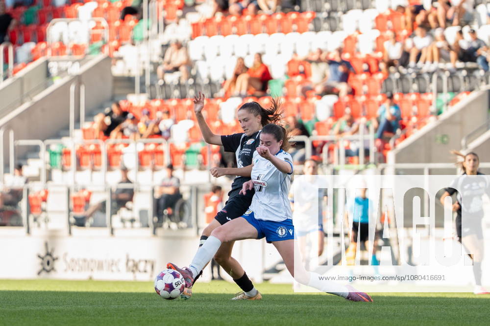SOSNOWIEC 25.07.2026 MECZ I RUNDA KWALIFIKACJI LIGA MISTRZOW SEZON 2026 27 CZARNI SOSNOWIEC - ATHLONE TOWN -- UEFA WOMEN S CHAMPIONS LEAGUE QUALIFYING FIRST ROUND MATCH CZARNI SOSNOWIEC - ATHLONE TOWN KELLIE BRENNAN PATRYCJA SARAPATA FOT. MATEUSZ WIEWIORKA 400mm.pl NEWSPIX.PL --- newspix.pl
