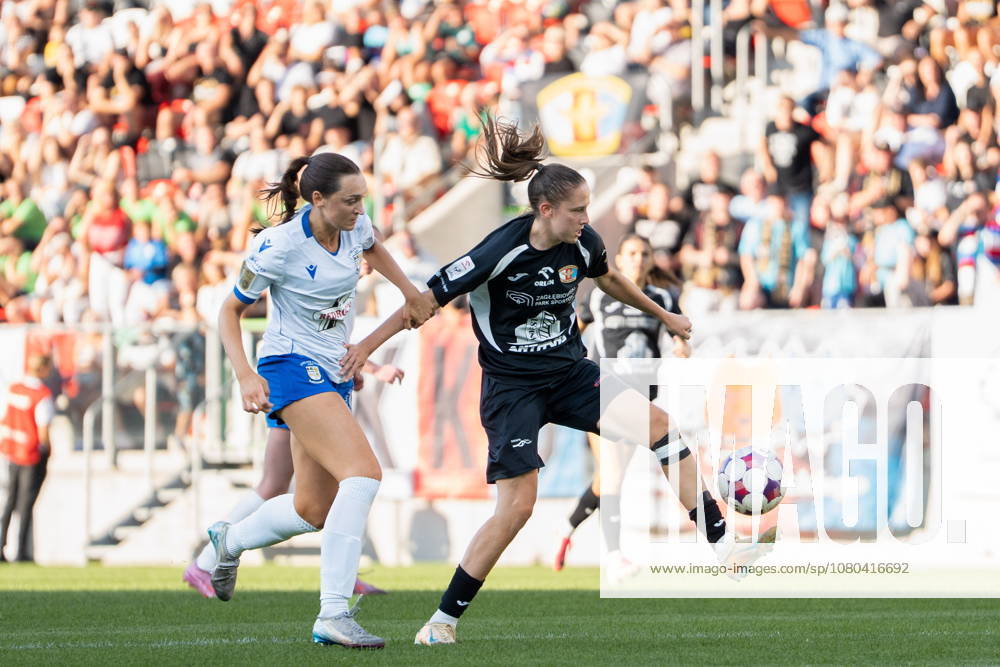SOSNOWIEC 25.07.2026 MECZ I RUNDA KWALIFIKACJI LIGA MISTRZOW SEZON 2026 27 CZARNI SOSNOWIEC - ATHLONE TOWN -- UEFA WOMEN S CHAMPIONS LEAGUE QUALIFYING FIRST ROUND MATCH CZARNI SOSNOWIEC - ATHLONE TOWN PATRYCJA SARAPATA KAYLEIGH SHINE FOT. MATEUSZ WIEWIORKA 400mm.pl NEWSPIX.PL --- newspix.pl