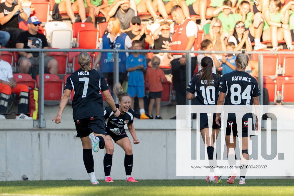 SOSNOWIEC 25.07.2026 MECZ I RUNDA KWALIFIKACJI LIGA MISTRZOW SEZON 2026 27 CZARNI SOSNOWIEC - ATHLONE TOWN -- UEFA WOMEN S CHAMPIONS LEAGUE QUALIFYING FIRST ROUND MATCH CZARNI SOSNOWIEC - ATHLONE TOWN ZOFIA BUSZEWSKA RADOSC PO BRAMCE FOT. MATEUSZ WIEWIORKA 400mm.pl NEWSPIX.PL --- newspix.pl