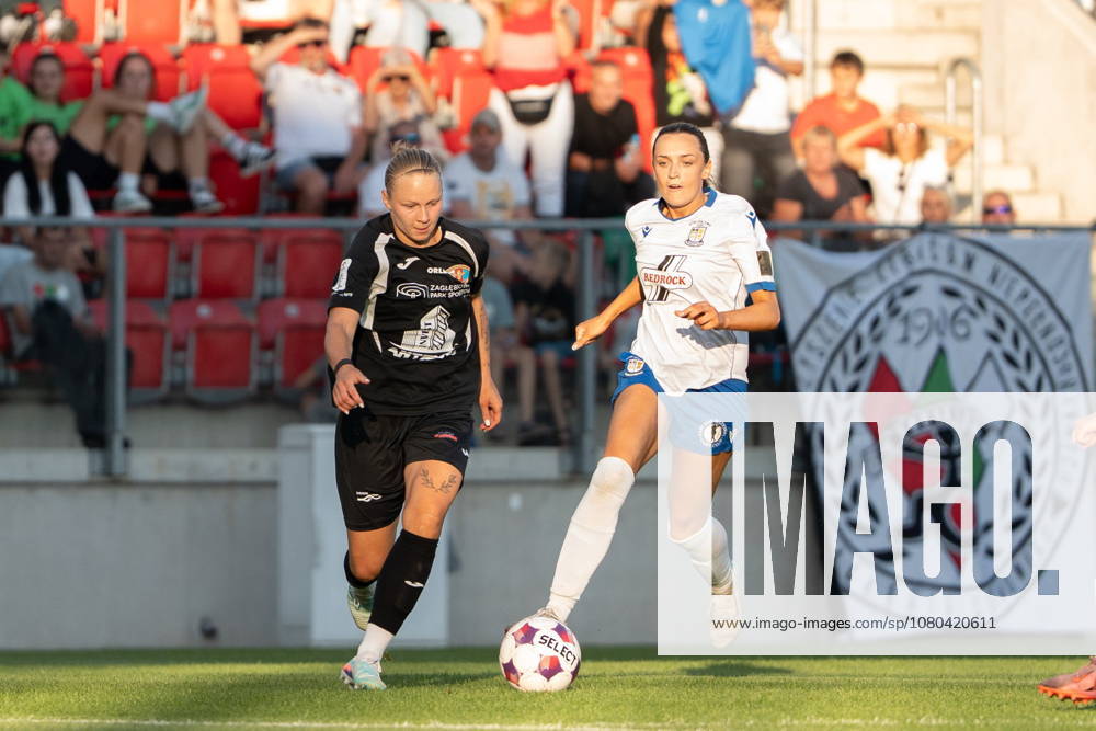 SOSNOWIEC 25.07.2026 MECZ I RUNDA KWALIFIKACJI LIGA MISTRZOW SEZON 2026 27 CZARNI SOSNOWIEC - ATHLONE TOWN -- UEFA WOMEN S CHAMPIONS LEAGUE QUALIFYING FIRST ROUND MATCH CZARNI SOSNOWIEC - ATHLONE TOWN KLAUDIA MILEK KAYLEIGH SHINE FOT. MATEUSZ WIEWIORKA 400mm.pl NEWSPIX.PL --- newspix.pl