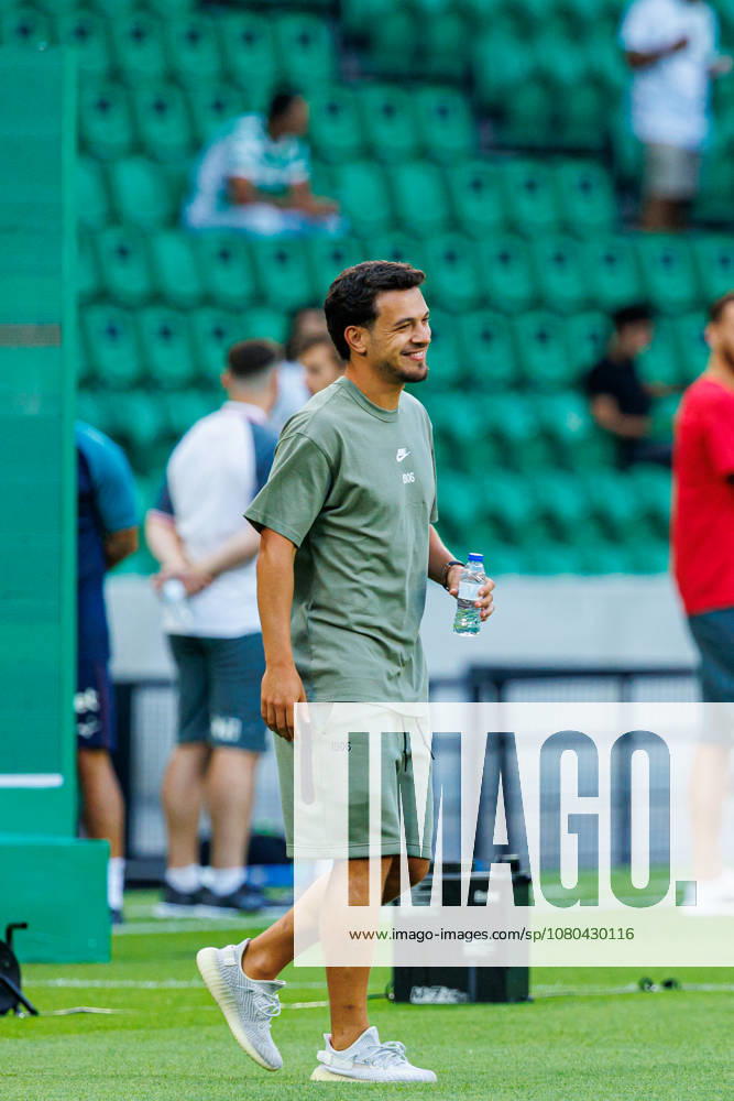 Pedro Goncalves of Sporting CP seen during Club Friendly Games between teams of Sporting CP and AS Monaco Estadio Jose Alvalade (Luis Loureiro Ball Raw Images PT) Lisboa Estadio Jose Alvalade Portugal