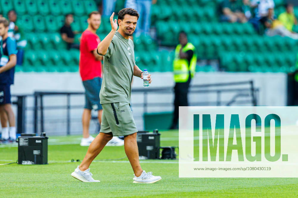 Pedro Goncalves of Sporting CP seen during Club Friendly Games between teams of Sporting CP and AS Monaco Estadio Jose Alvalade (Luis Loureiro Ball Raw Images PT) Lisboa Estadio Jose Alvalade Portugal