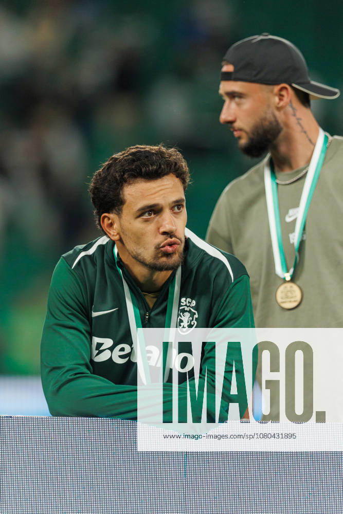 Pedro Goncalves of Sporting CP seen during Club Friendly Games between teams of Sporting CP and AS Monaco Estadio Jose Alvalade (Luis Loureiro Ball Raw Images PT) Lisboa Estadio Jose Alvalade Portugal