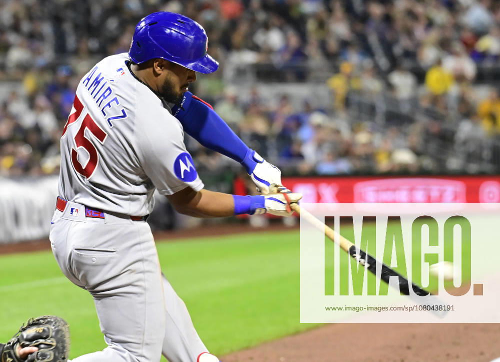 Chicago Cubs second baseman Pedro Ramírez doubles in the eighth inning of the Cubs 11-0 against the Pittsburgh Pirates in the at PNC Park on Saturday, July 25, 2026 in Pittsburgh. PIT2026072517 ArchiexCarpenter