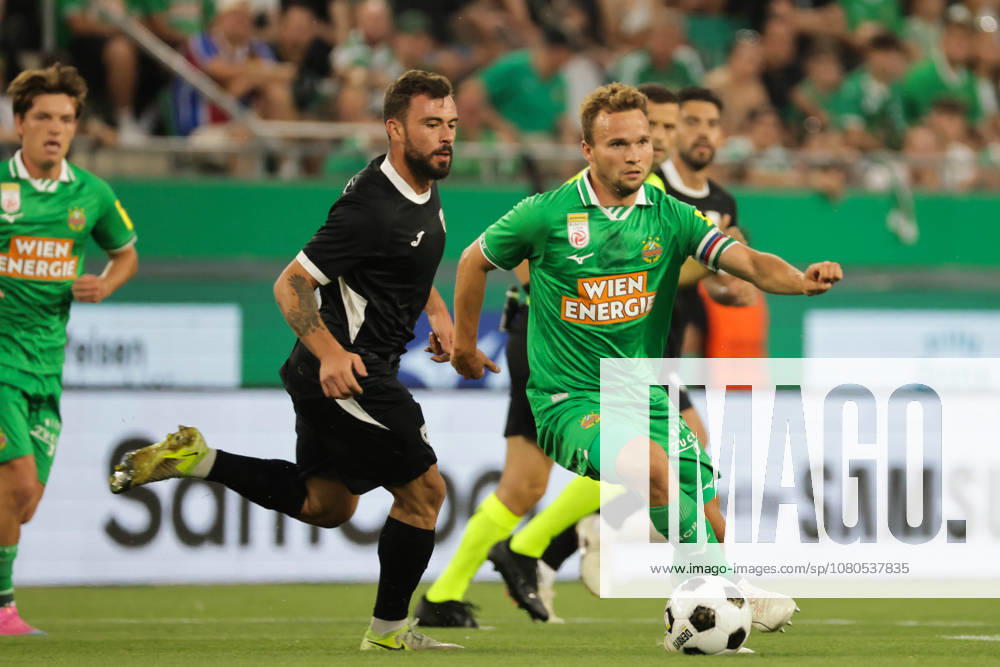 SOCCER - UEFA ECL, Rapid vs Coloma VIENNA,AUSTRIA,29.JUL.26 - SOCCER - UEFA Conference League, qualification, SK Rapid Wien vs FC Santa Coloma. Image shows Matthias Seidl (Rapid). GEPAxpictures Bitzan
