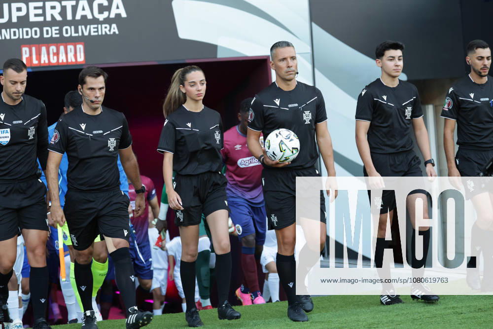 Supertaça Portugal Estadio Cidade de Coimbra, August 01, 2026, Coimbra v.l. Arbitos da Supertaca 2026 Coimbra Estádio Cidade de Coimbra Coimbra Portugal
