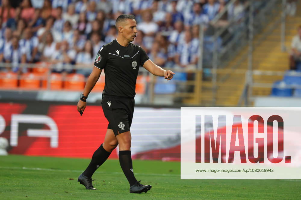 Supertaça Portugal Estadio Cidade de Coimbra, August 01, 2026, Coimbra v.l. Schiedsrichter Andre Narciso Coimbra Estádio Cidade de Coimbra Coimbra Portugal