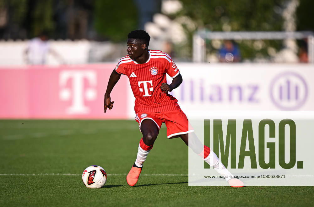 12Fussball 1. Bundesliga 2026 2027 Testspiel FC Rottach-Egern - FC Bayern Muenchen 30.07.2026 Bara Sapoko Ndiaye (FC Bayern Muenchen)