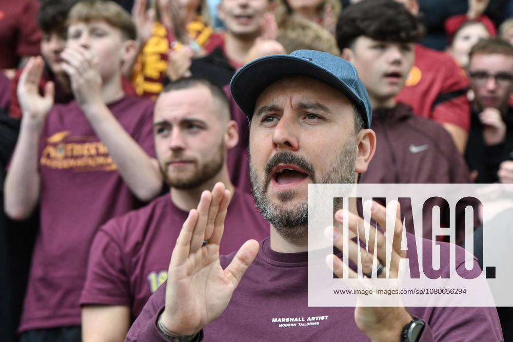 Hibernian v Motherwell William Hill Premiership Fan of Motherwell during the William Hill Premiership match at Easter Road, Edinburgh 02 08 2026 UK Newspapers OUT