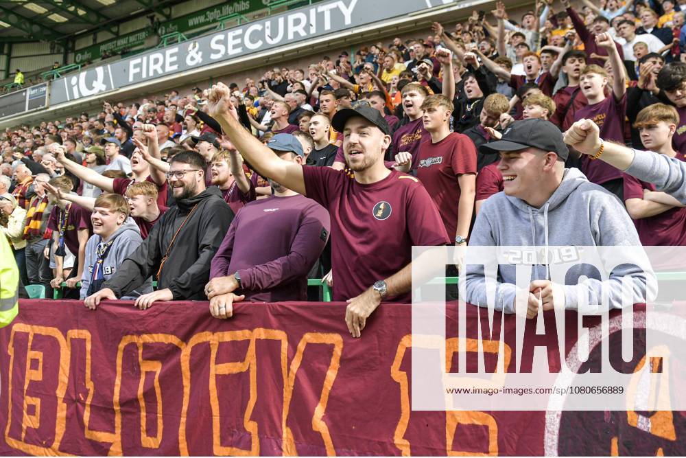 Hibernian v Motherwell William Hill Premiership Fans of Motherwell during the William Hill Premiership match at Easter Road, Edinburgh 02 08 2026 UK Newspapers OUT