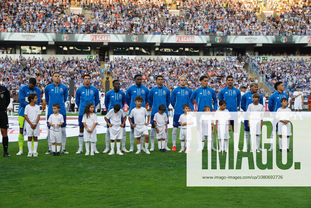 Supertaça Portugal Estadio Cidade de Coimbra, August 01, 2026, Coimbra v.l. The FC Porto team Coimbra Estádio Cidade de Coimbra Coimbra Portugal
