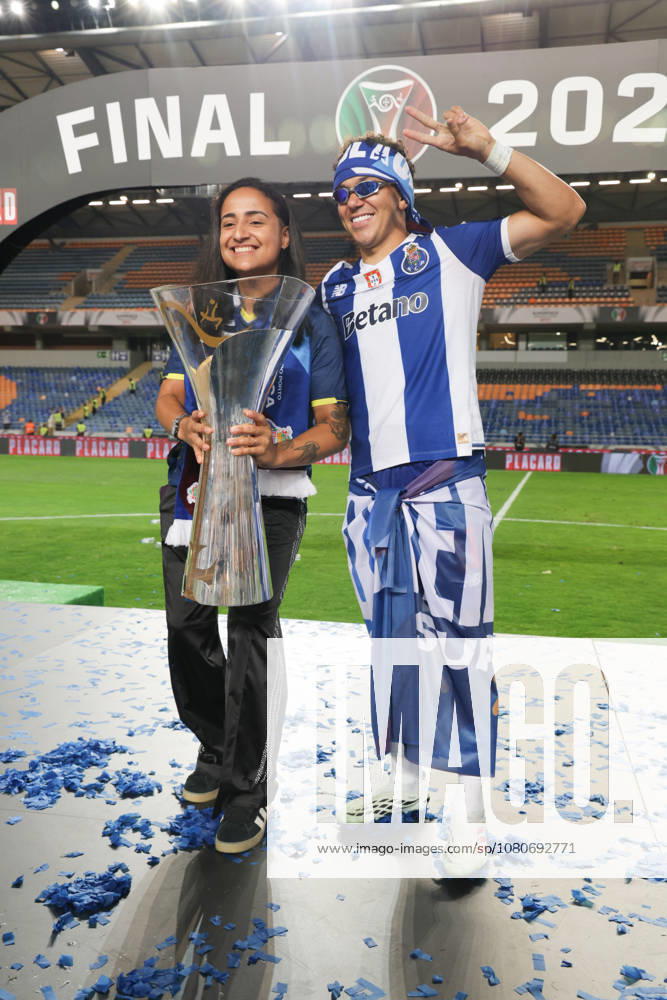 Supertaça Portugal Estadio Cidade de Coimbra, August 01, 2026, Coimbra v.l. The FC Porto team celebrates the 2026 Portuguese Super Cup, Pepe (FC Porto), Coimbra Estádio Cidade de Coimbra Coimbra Portugal