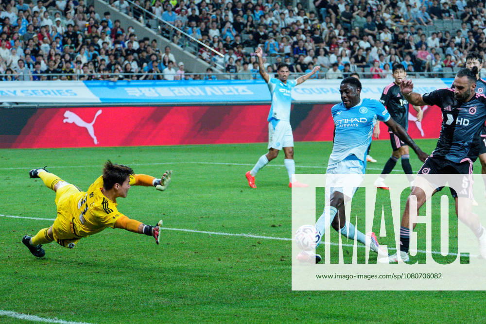 2026 2026 Coupang Play Series football match ( Team K League vs Manchester City FC - 2026 08 05 ) SEOUL, SOUTH KOREA, AUGUST 05: Vitor Reis of Manchester City scores his team s goal during the 2026 Coupang Play Series football match match between Team K League and Manchester City FC at the Seoul World Cup Stadium in Seoul, South Korea, on August 05, 2026. Seoul Seoul World Cup Stadium South Korea 8283_287509