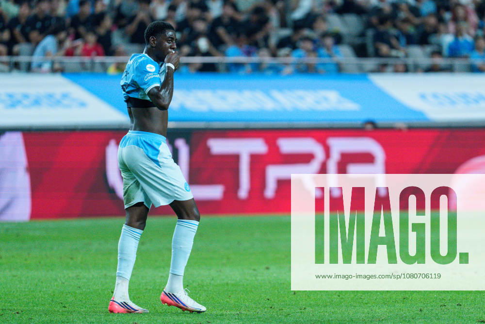 2026 2026 Coupang Play Series football match ( Team K League vs Manchester City FC - 2026 08 05 ) SEOUL, SOUTH KOREA, AUGUST 05: Divin Mubama of Manchester City during the 2026 Coupang Play Series football match match between Team K League and Manchester City FC at the Seoul World Cup Stadium in Seoul, South Korea, on August 05, 2026. Seoul Seoul World Cup Stadium South Korea 8283_287514