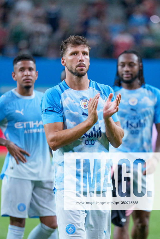 2026 2026 Coupang Play Series football match ( Team K League vs Manchester City FC - 2026 08 05 ) SEOUL, SOUTH KOREA, AUGUST 05: Ruben Dias of Manchester City reacts during the 2026 Coupang Play Series football match match between Team K League and Manchester City FC at the Seoul World Cup Stadium in Seoul, South Korea, on August 05, 2026. Seoul Seoul World Cup Stadium South Korea 8284_287526