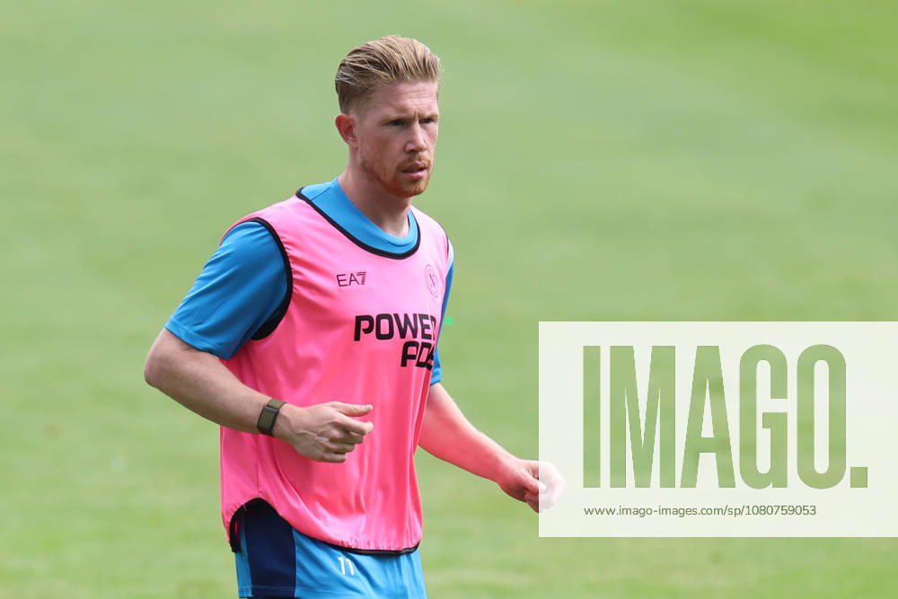 SSC Napoli Training Session Kevin De Bruyne of Napoli during a training session on Day of the preseason camp of SSC Napoli at stadio Patini in Castel di Sangro, Italy, on August 7, 2025. Castel di Sangro Abruzzo Italy